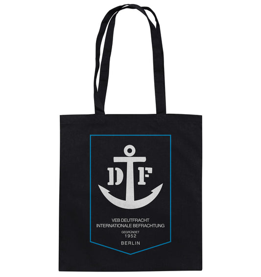 DDR Ostalgie Baumwolltasche •  VEB DEUTFRACHT
