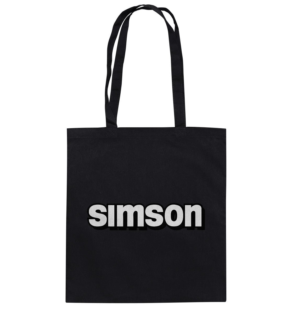 DDR Ostalgie Baumwolltasche • SIMSON - SCHRIFTZUG