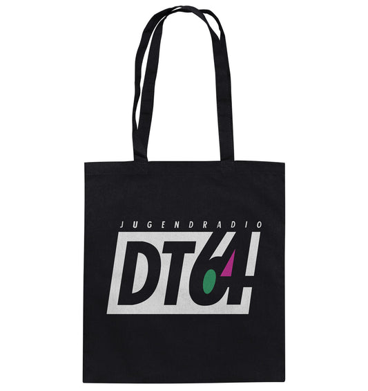 DDR Ostalgie Baumwolltasche •  DT64 JUGENDRADIO - DUNKEL