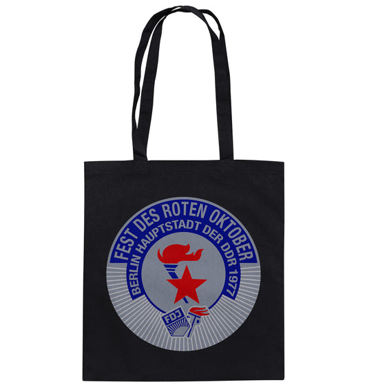 DDR Ostalgie Baumwolltasche • FEST DES ROTEN OKTOBER 1977
