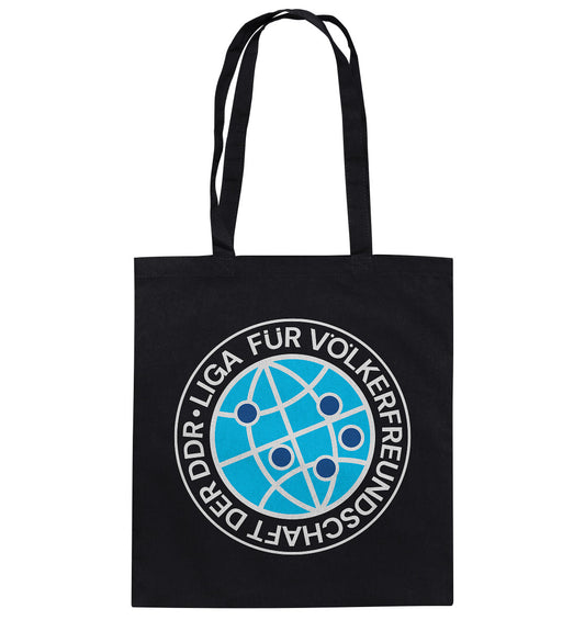 DDR Ostalgie Baumwolltasche • LIGA FÜR VÖLKERFREUNDSCHAFT DER DDR