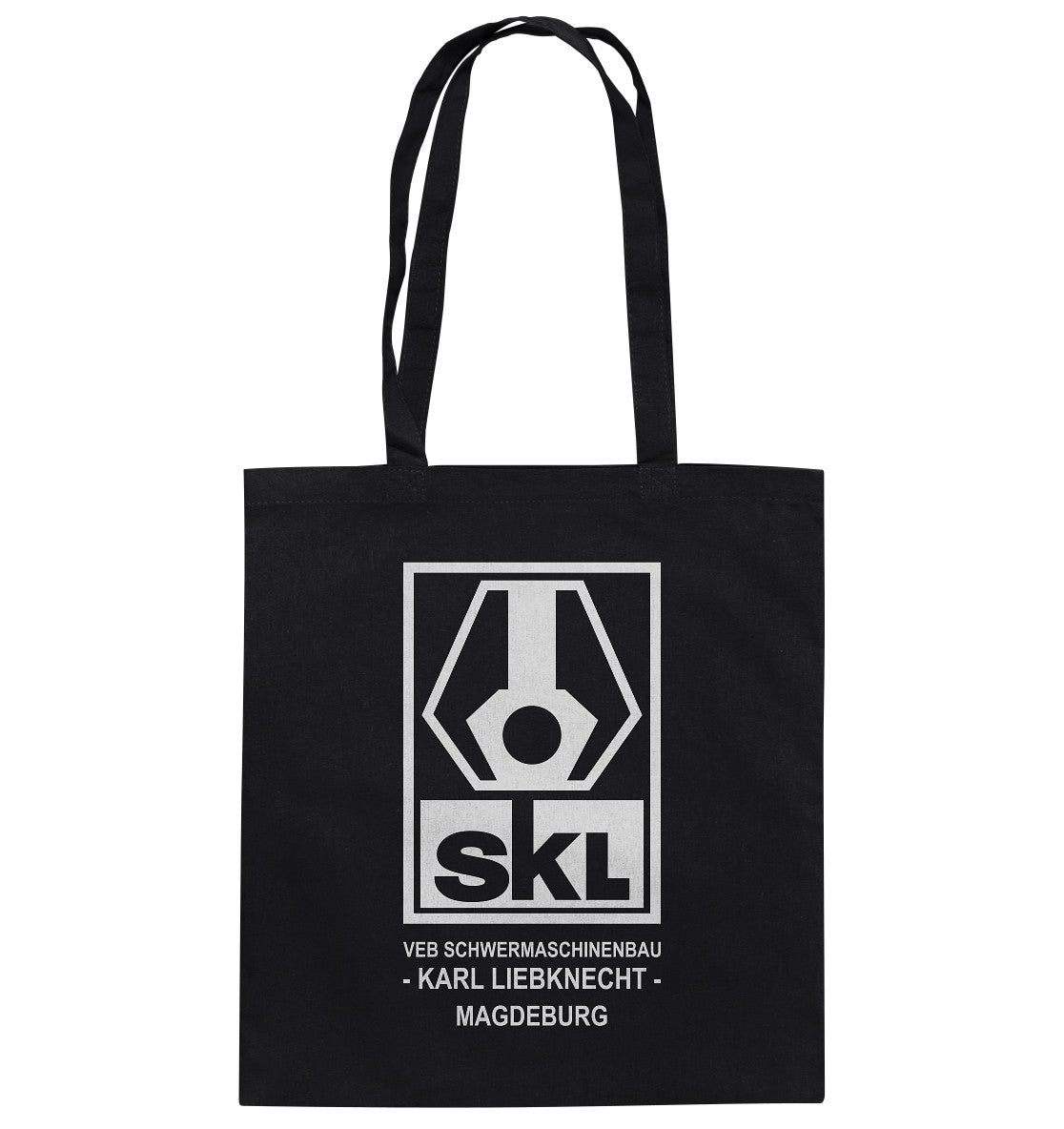 DDR Ostalgie Baumwolltasche • SKL KARL LIEBKNECHT MAGDEBURG