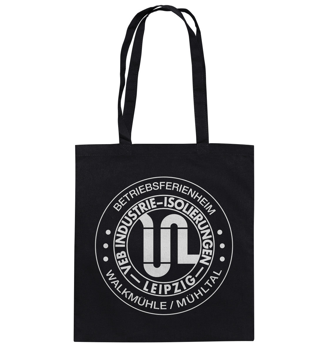 DDR Ostalgie Baumwolltasche • BETRIEBSFERIENHEIM WALKMÜHLE LEIPZIG