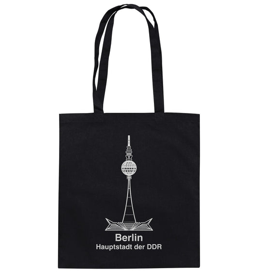 DDR Ostalgie Baumwolltasche • BERLIN - FERNSEHTURM - ORIGINAL WIMPEL