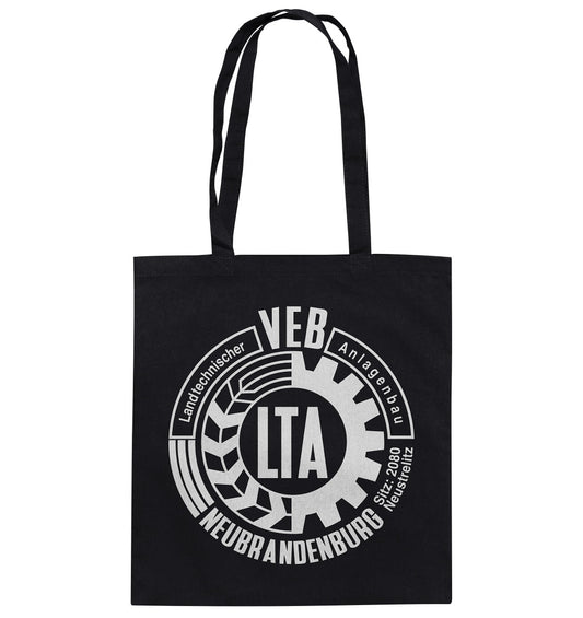 DDR Ostalgie Baumwolltasche • VEB LANDTECHNISCHER ANLAGENBAU NEUBRANDENBURG