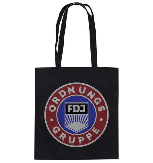 DDR Ostalgie Baumwolltasche • FDJ ORDNUNGSGRUPPE