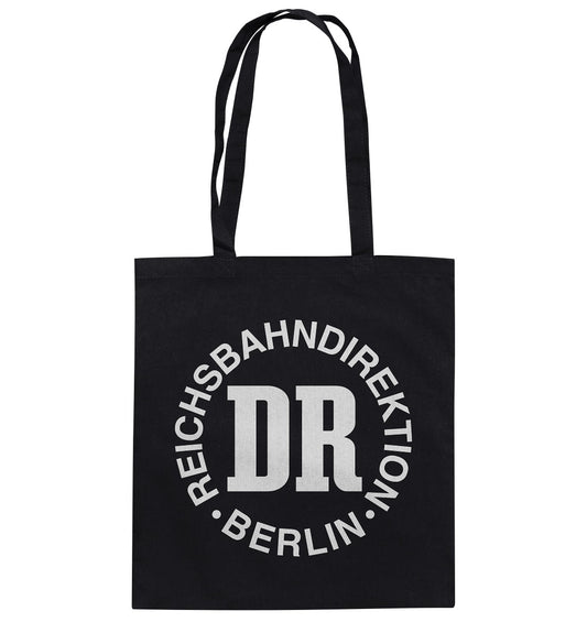 DDR Ostalgie Baumwolltasche • DR REICHSBAHNDIREKTION BERLIN