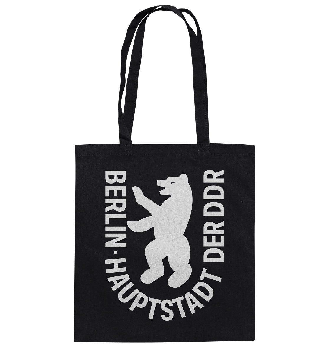 DDR Ostalgie Baumwolltasche • BERLIN - HAUPTSTADT DER DDR