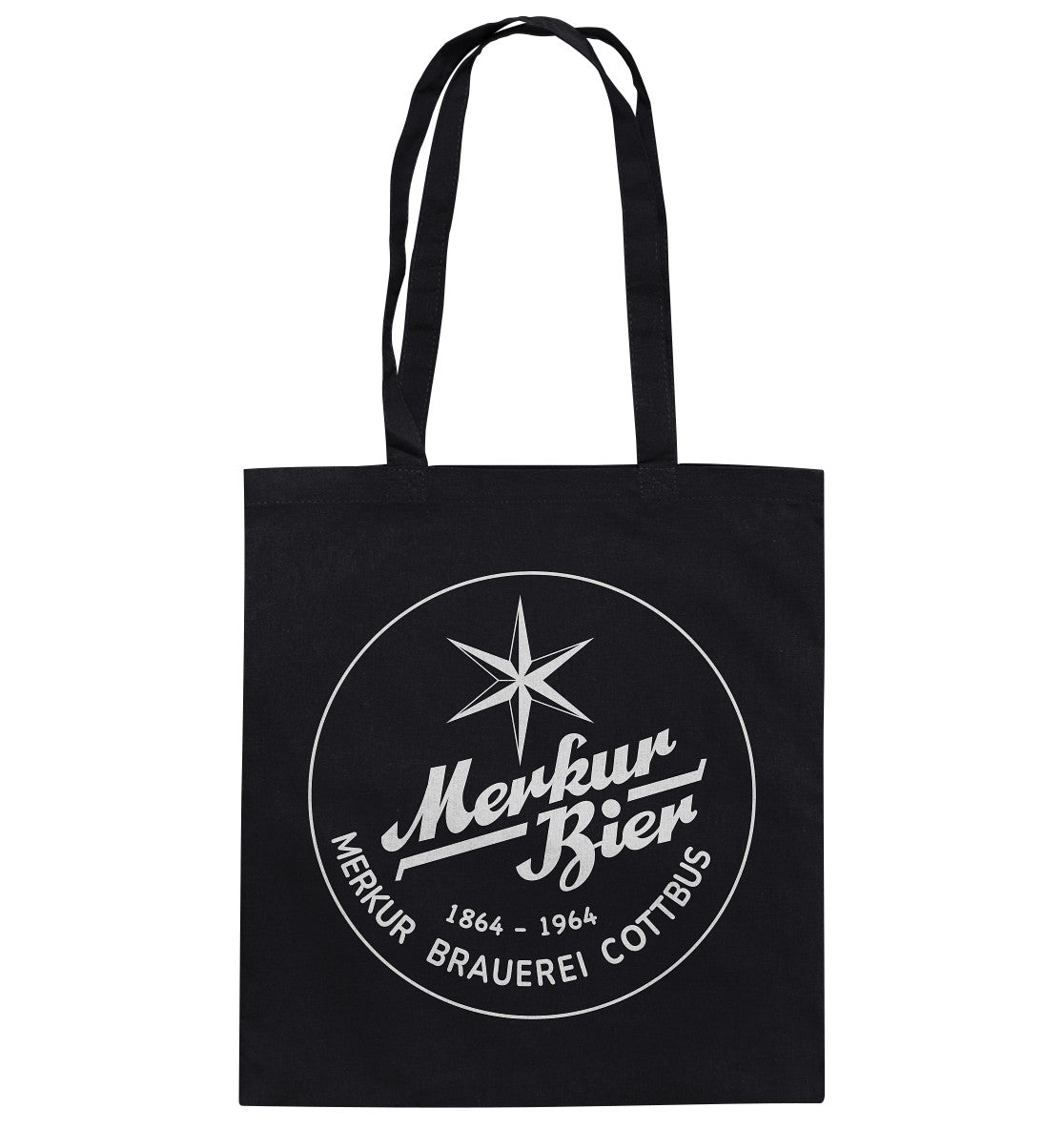 DDR Ostalgie Baumwolltasche • MERKUR BRAUEREI COTTBUS