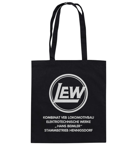 DDR Ostalgie Baumwolltasche • LEW - VEB LOKOMOTIVBAU HENNIGSDORF