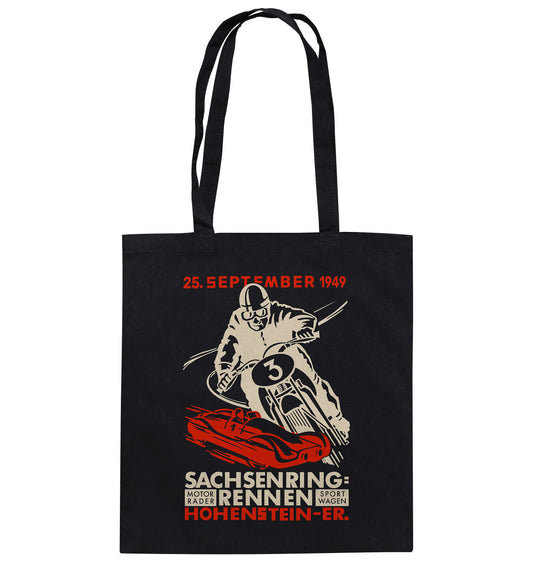 DDR Ostalgie Baumwolltasche • SACHSENRING-RENNEN 1949