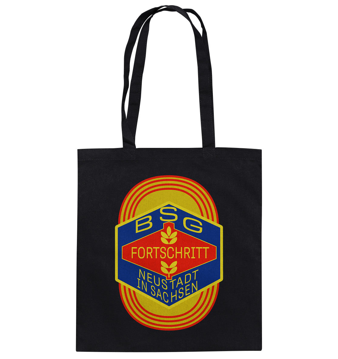 DDR Ostalgie Baumwolltasche • BSG FORTSCHRITT NEUSTADT SACHSEN