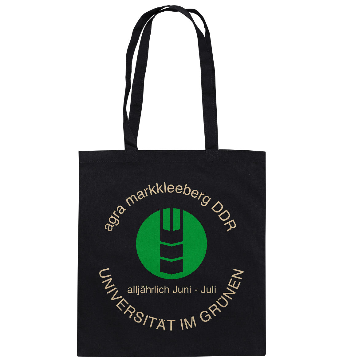 DDR Ostalgie Baumwolltasche • AGRA MARKKLEEBERG DDR