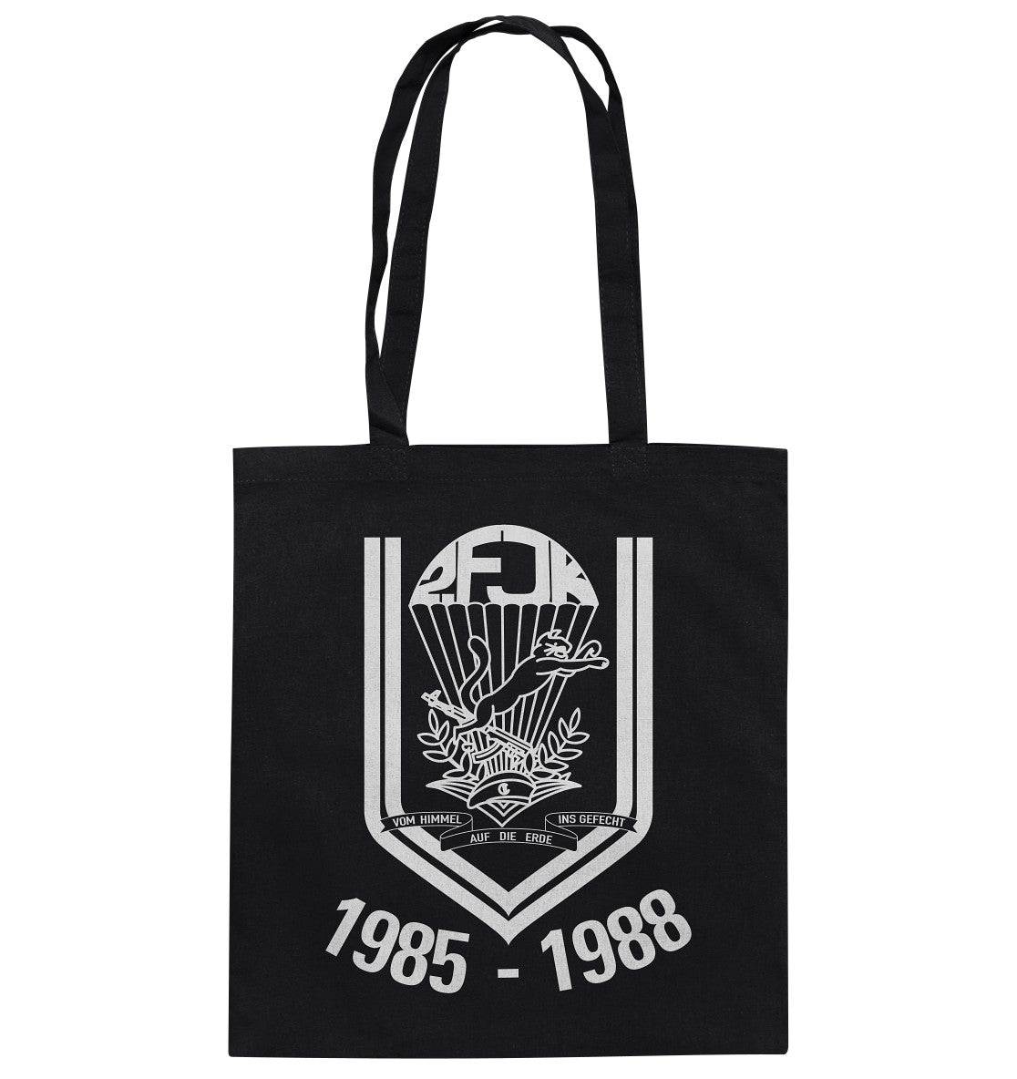 DDR Ostalgie Baumwolltasche • 2. FJK DDR NVA FALLSCHIRMJÄGER