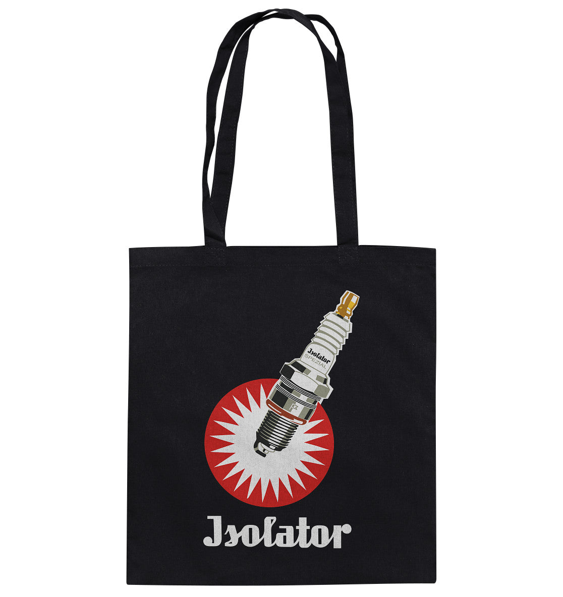 DDR Ostalgie Baumwolltasche • ISOLATOR ZÜNDKERZE