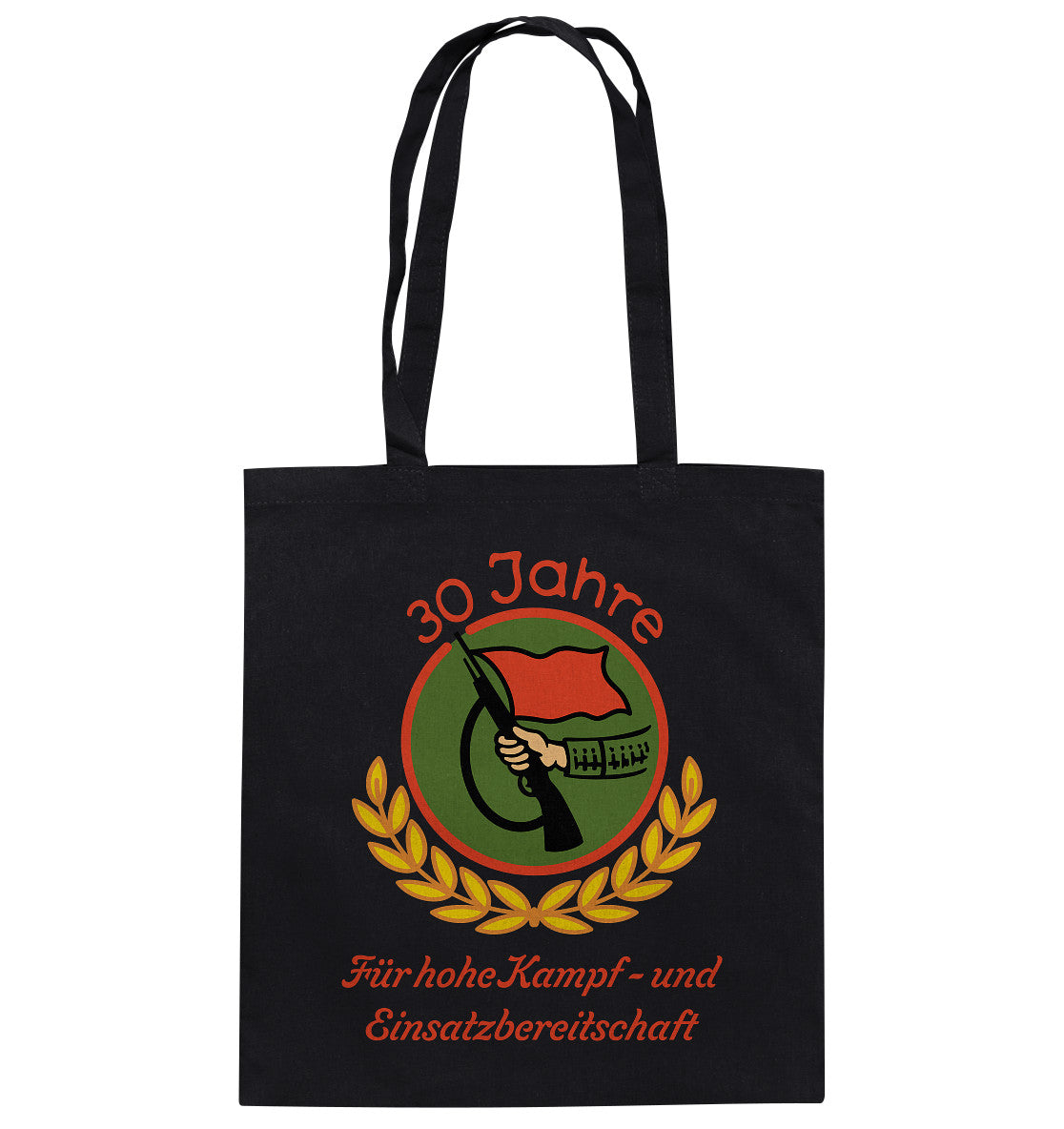 DDR Ostalgie Baumwolltasche •  30 JAHRE KAMPFGRUPPEN