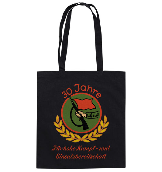DDR Ostalgie Baumwolltasche •  30 JAHRE KAMPFGRUPPEN