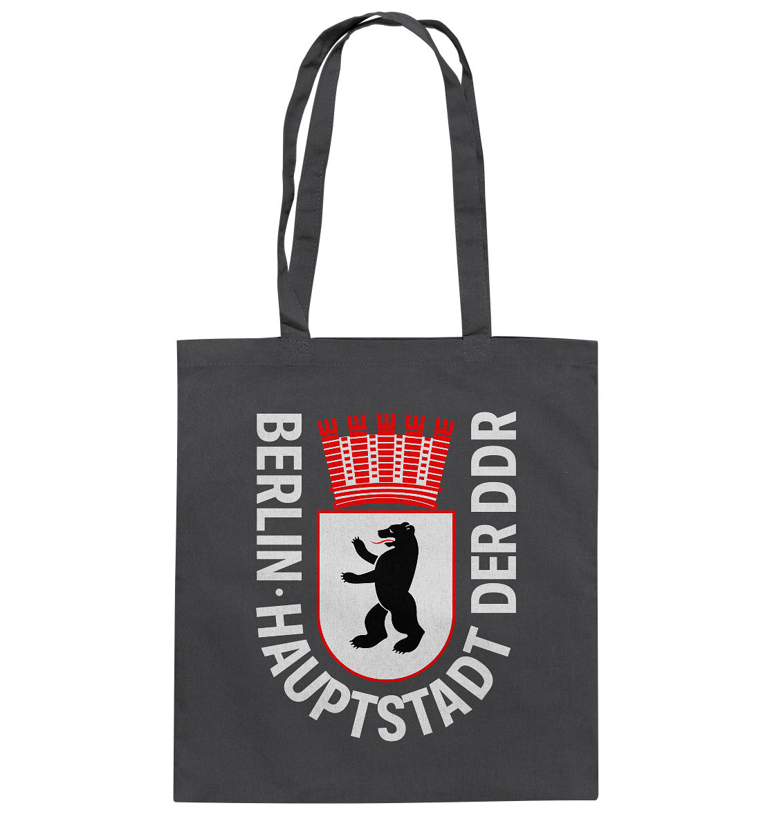 DDR Ostalgie Baumwolltasche • WAPPEN BERLIN - HAUPTSTADT DER DDR