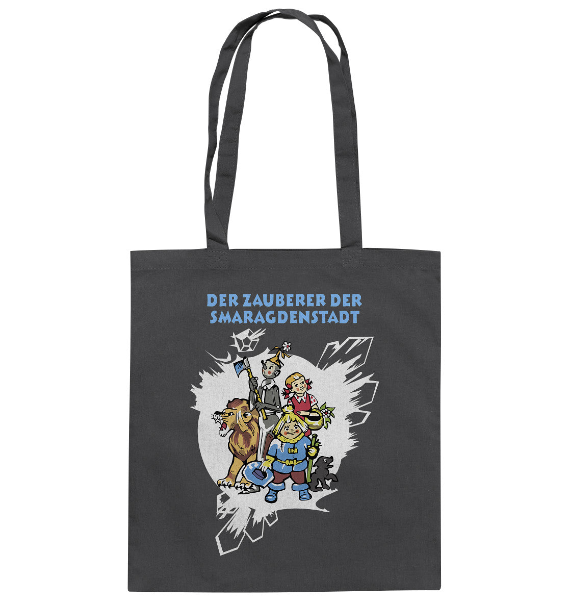 DDR Ostalgie Baumwolltasche • WOLKOW - DER ZAUBERER DER SMARAGDENSTADT