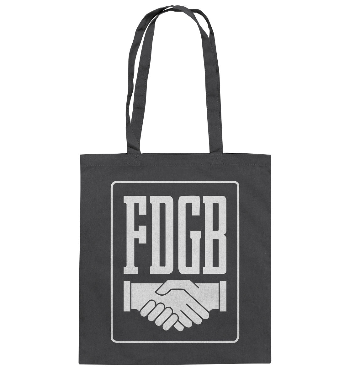 DDR Ostalgie Baumwolltasche • FDGB - WEISS