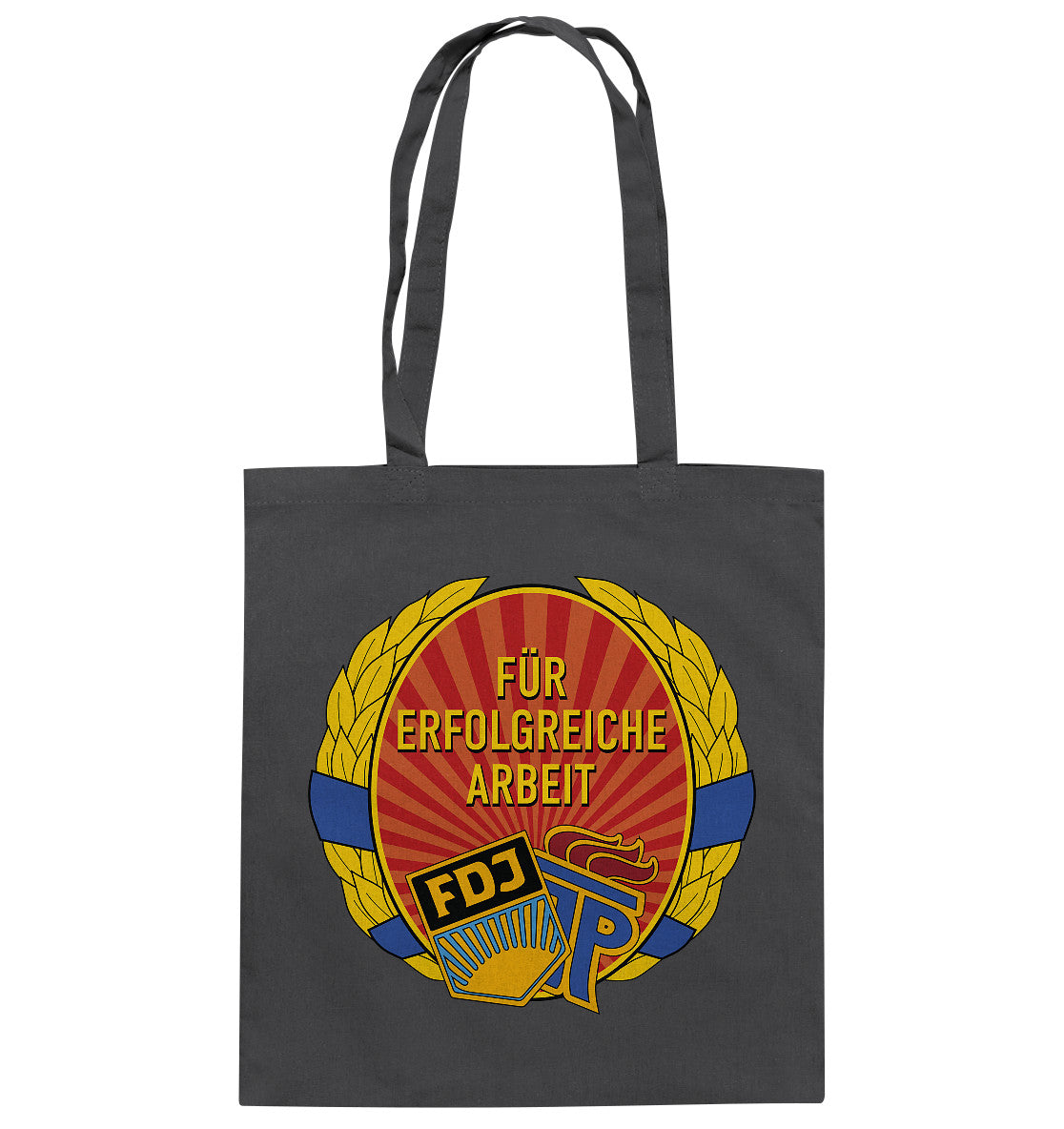 DDR Ostalgie Baumwolltasche • ABZEICHEN - FÜR ERFOLGREICHE ARBEIT