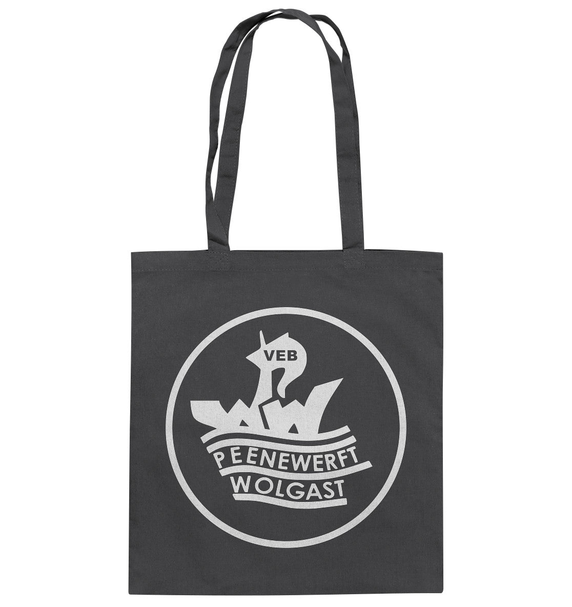 DDR Ostalgie Baumwolltasche • VEB PEENEWERFT WOLGAST