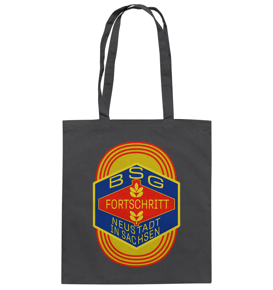 DDR Ostalgie Baumwolltasche • BSG FORTSCHRITT NEUSTADT SACHSEN