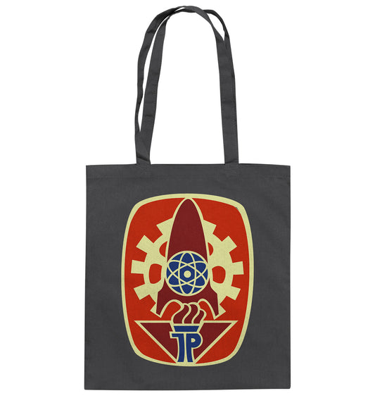 DDR Ostalgie Baumwolltasche • PIONIERABZEICHEN JUNGE TECHNIKER