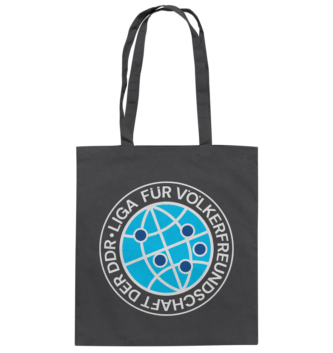 DDR Ostalgie Baumwolltasche • LIGA FÜR VÖLKERFREUNDSCHAFT DER DDR