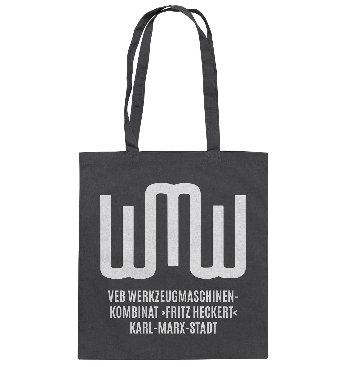 DDR Ostalgie Baumwolltasche • VEB FRITZ HECKERT KARL-MARX-STADT