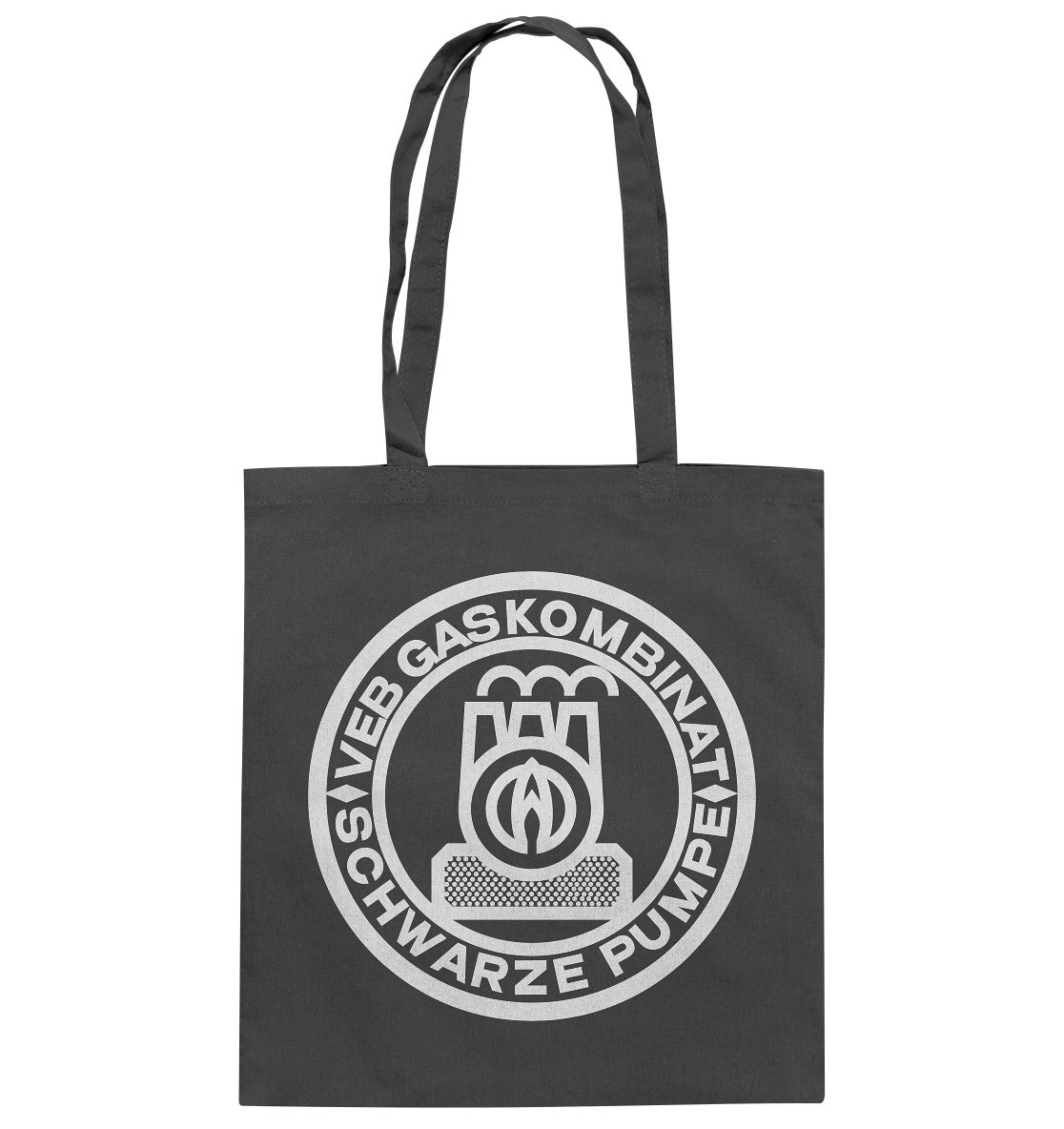 DDR Ostalgie Baumwolltasche • GASKOMBINAT SCHWARZE PUMPE
