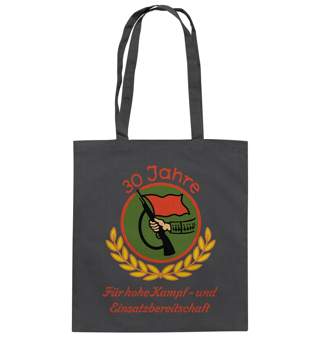 DDR Ostalgie Baumwolltasche • 30 JAHRE KAMPFGRUPPEN