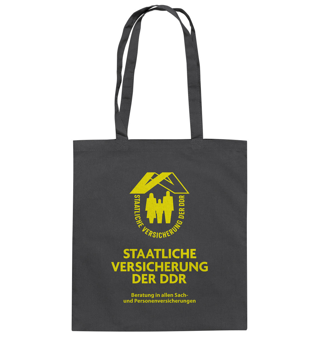 DDR Ostalgie Baumwolltasche • STAATLICHE VERSICHERUNG DER DDR