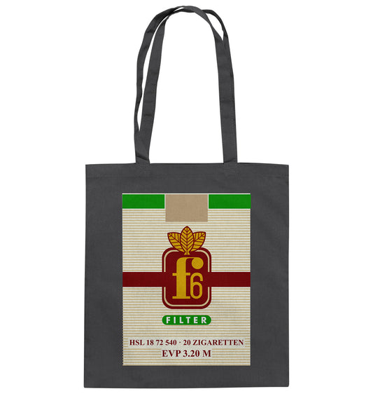 DDR Ostalgie Baumwolltasche • F6 FILTER ZIGARETTEN