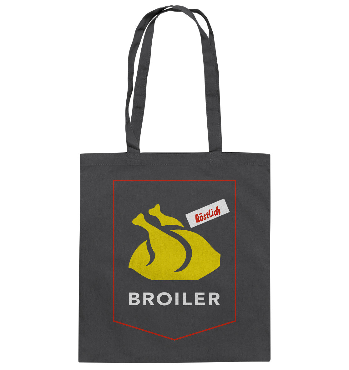 DDR Ostalgie Baumwolltasche • BROILER LOGO