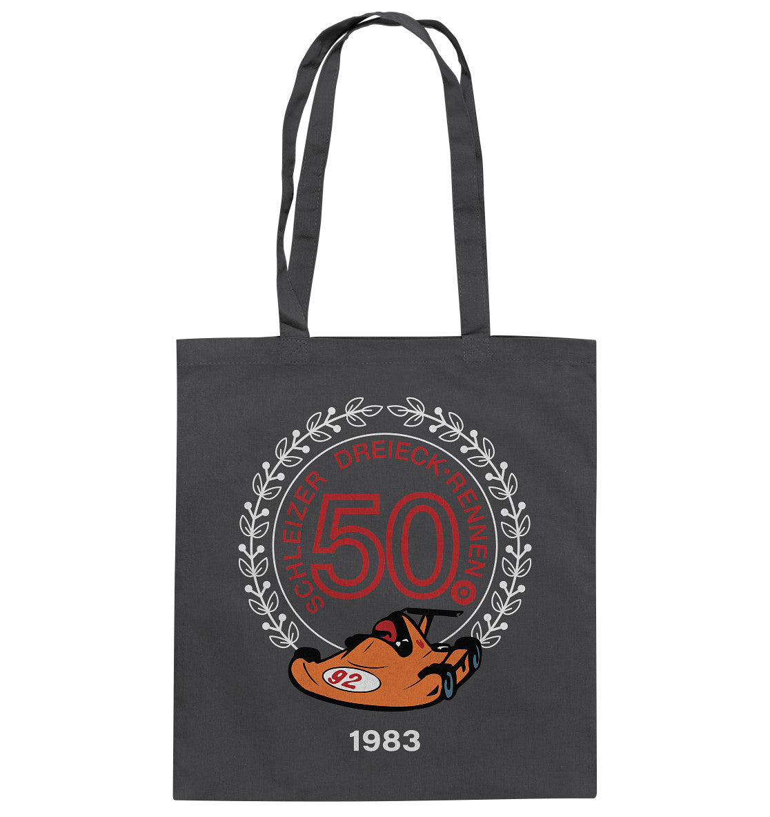 DDR Ostalgie Baumwolltasche • 50. SCHLEIZER DREIECK-RENNEN 1983