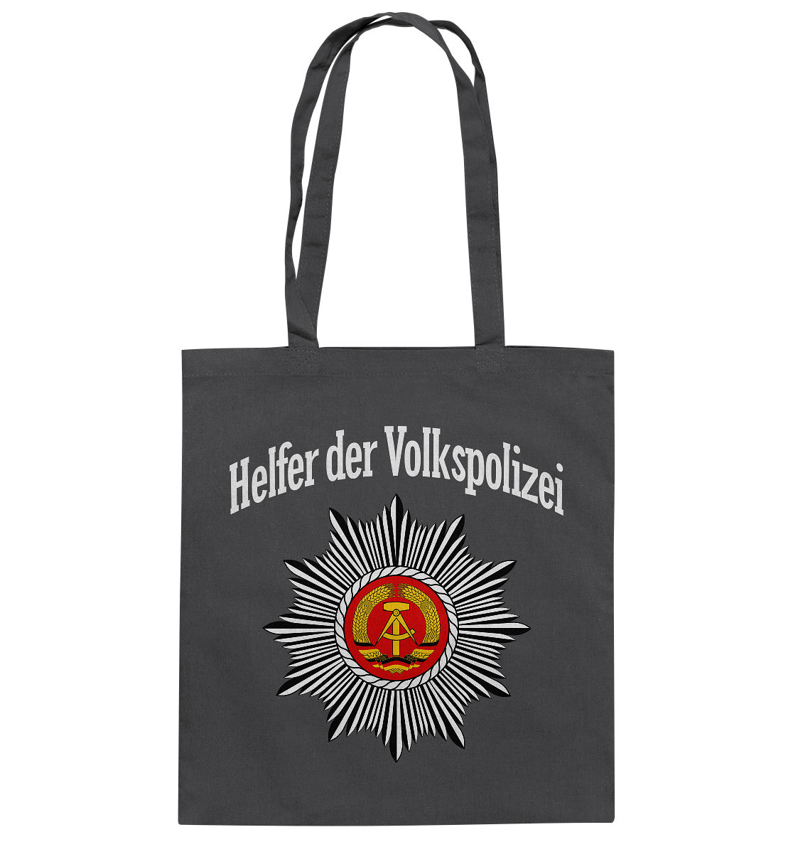 DDR Ostalgie Baumwolltasche • HELFER DER VOLKSPOLIZEI