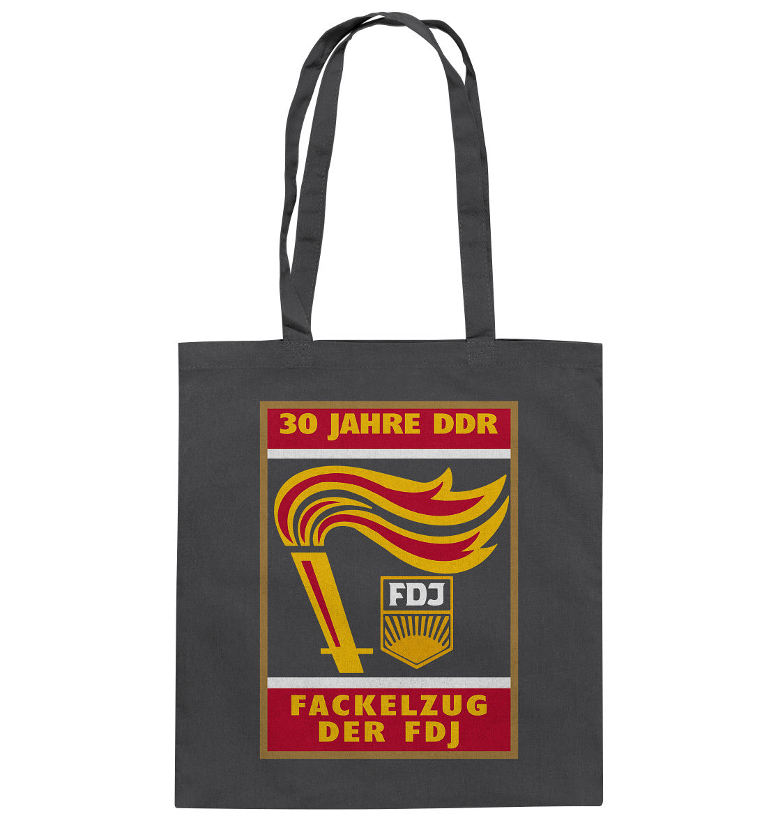 DDR Ostalgie Baumwolltasche • 30 JAHRE DDR