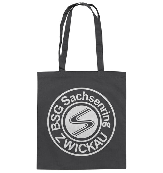 DDR Ostalgie Baumwolltasche •  SACHSENRING ZWICKAU - DUNKEL