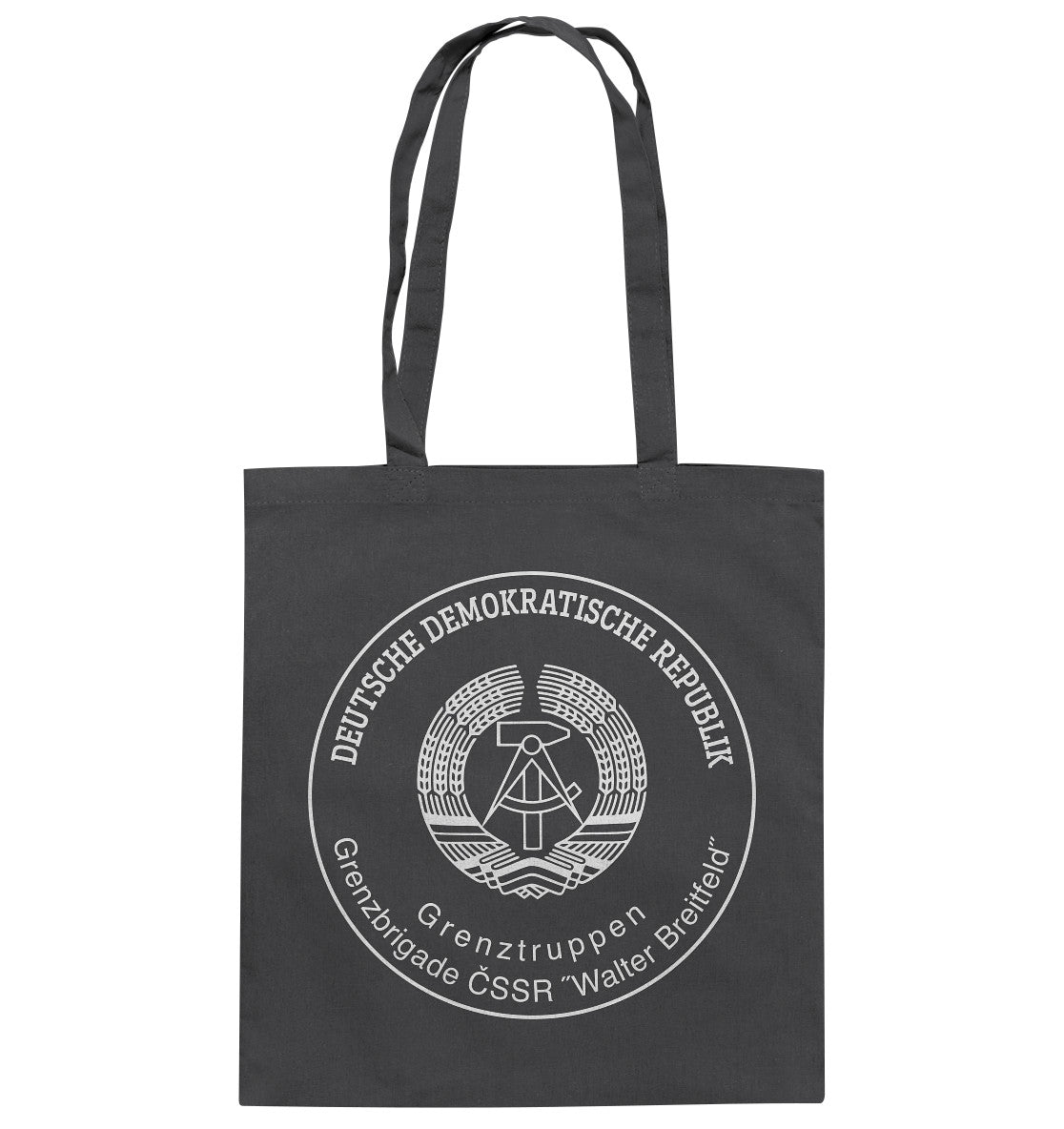 DDR Ostalgie Baumwolltasche • GRENZTRUPPEN DER DDR, BRIGADE WALTER BREITFELD