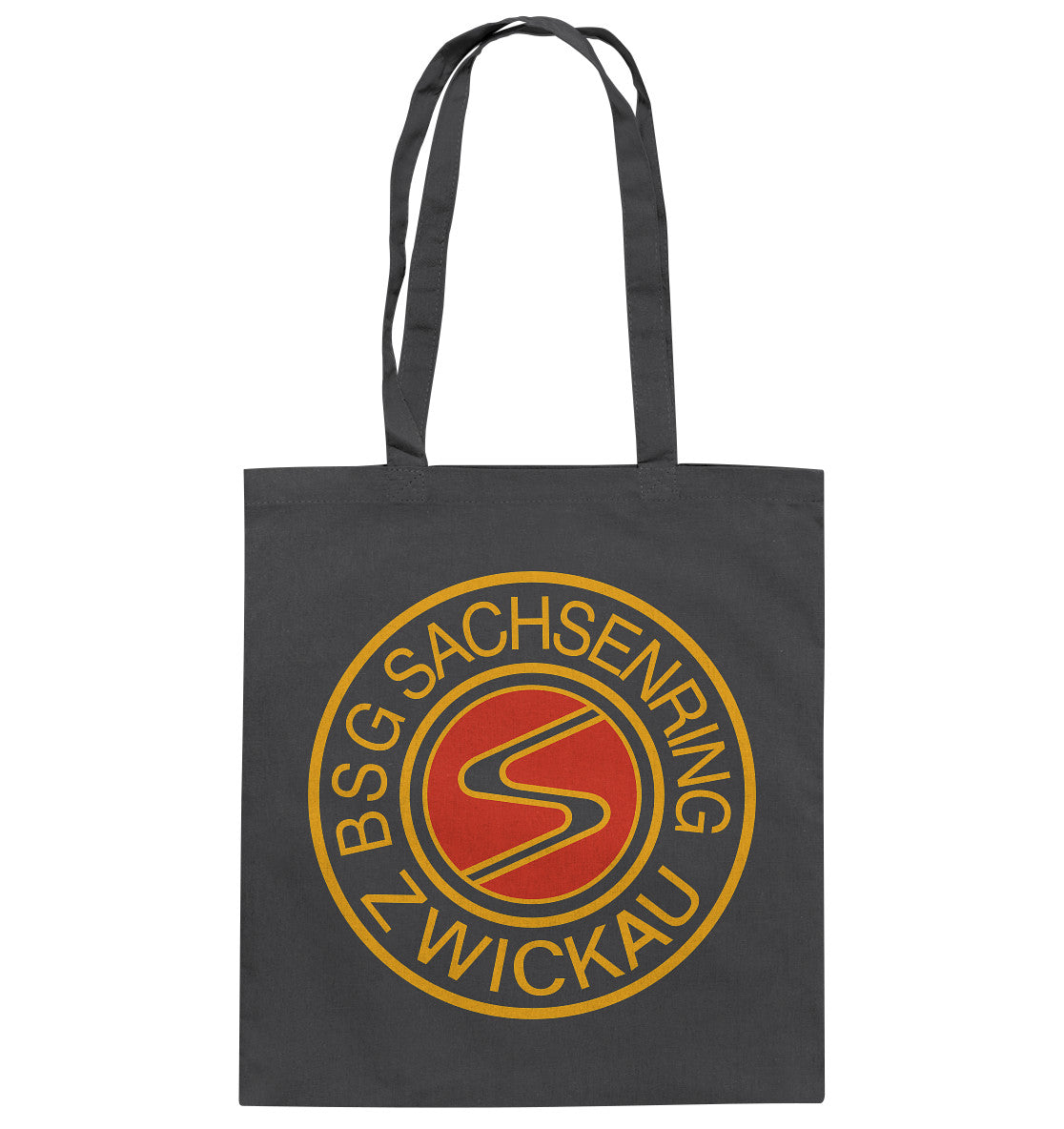 DDR Ostalgie Baumwolltasche • BSG SACHSENRING ZWICKAU
