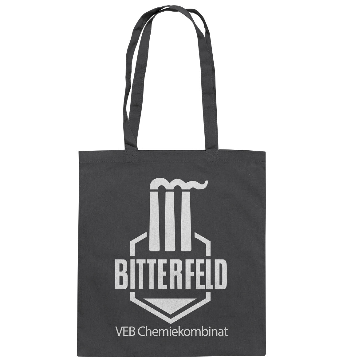 DDR Ostalgie Baumwolltasche • VEB CHEMIEKOMBINAT BITTERFELD