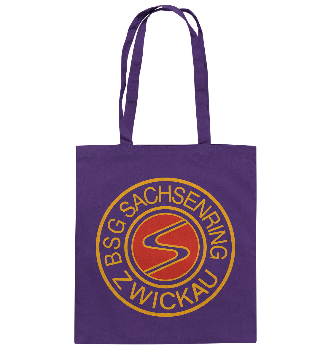 DDR Ostalgie Baumwolltasche • BSG SACHSENRING ZWICKAU