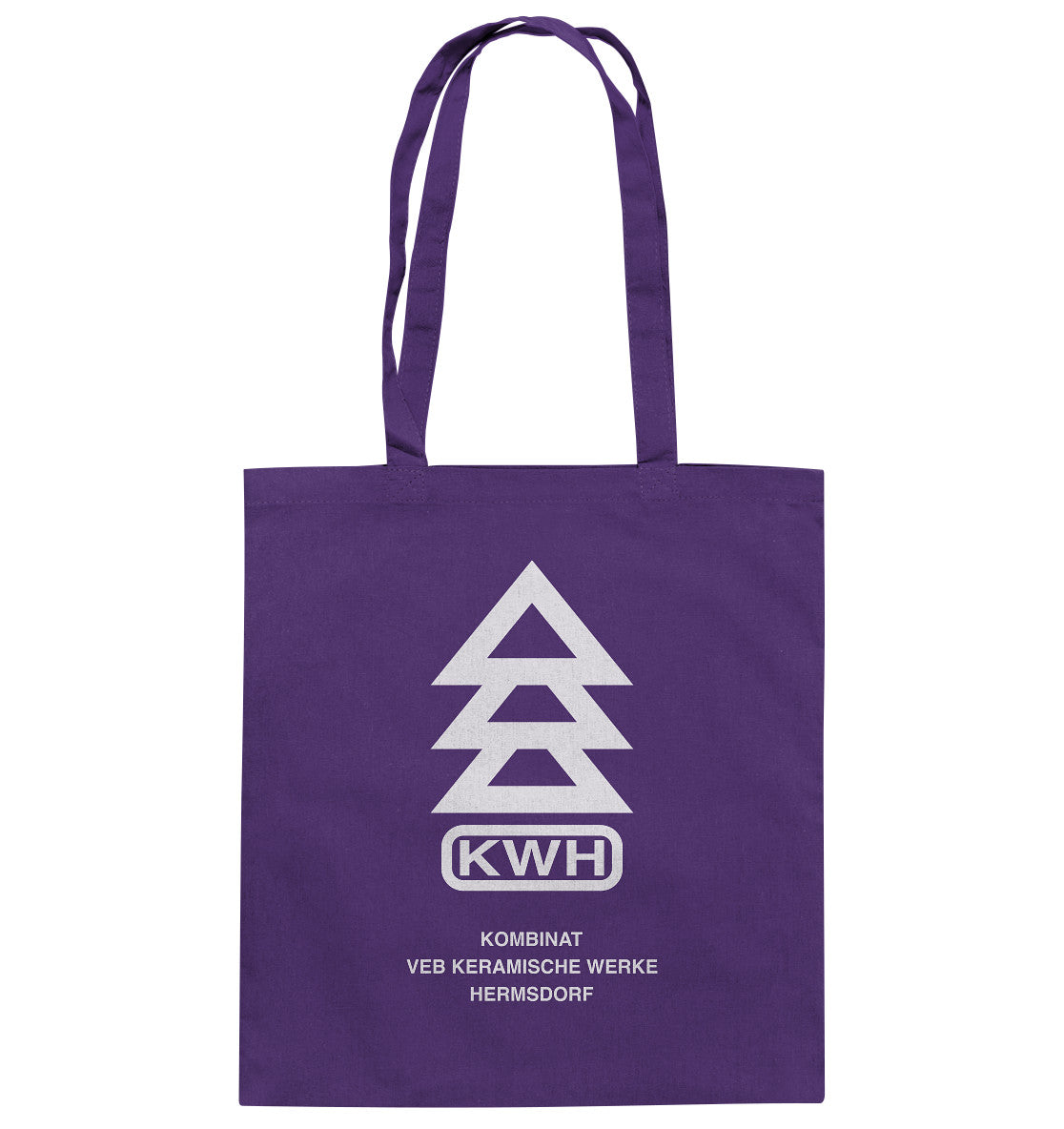 DDR Ostalgie Baumwolltasche • VEB KOMBINAT KERAMISCHE WERKE HERMSDORF