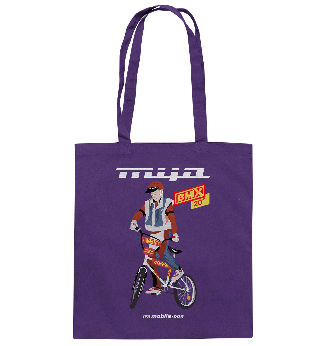 DDR Ostalgie Baumwolltasche • MIFA BMX - ORIGINAL WERBUNG
