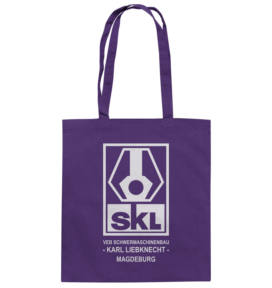 DDR Ostalgie Baumwolltasche • SKL KARL LIEBKNECHT MAGDEBURG