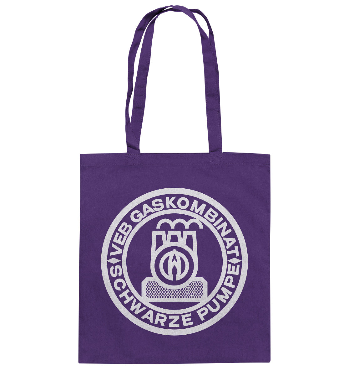 DDR Ostalgie Baumwolltasche • GASKOMBINAT SCHWARZE PUMPE