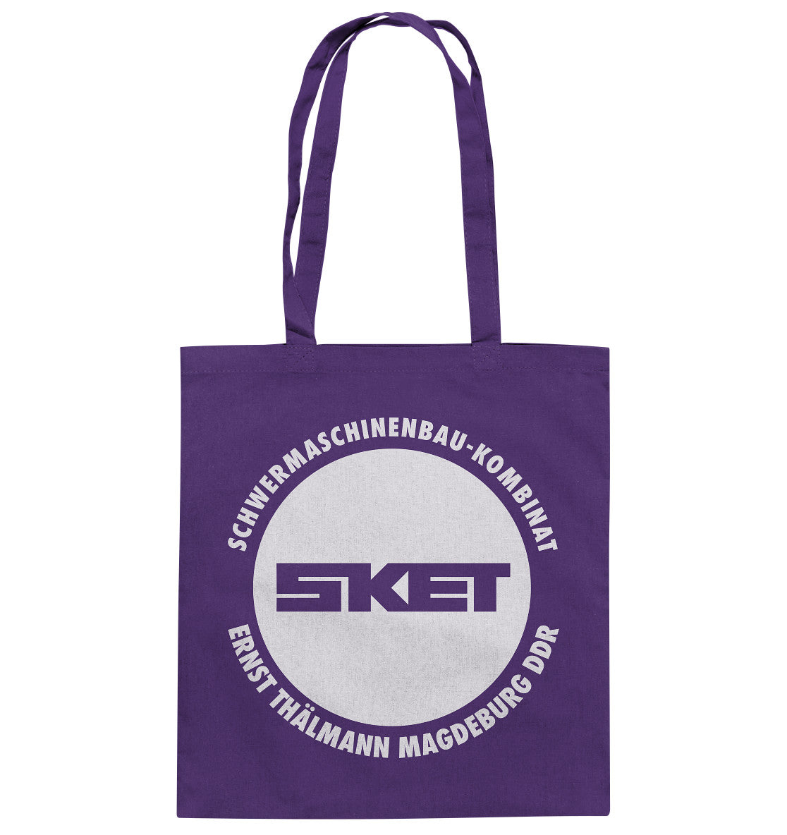 DDR Ostalgie Baumwolltasche • SKET ERNST THÄLMANN SCHWERMASCHINENKOMBINAT