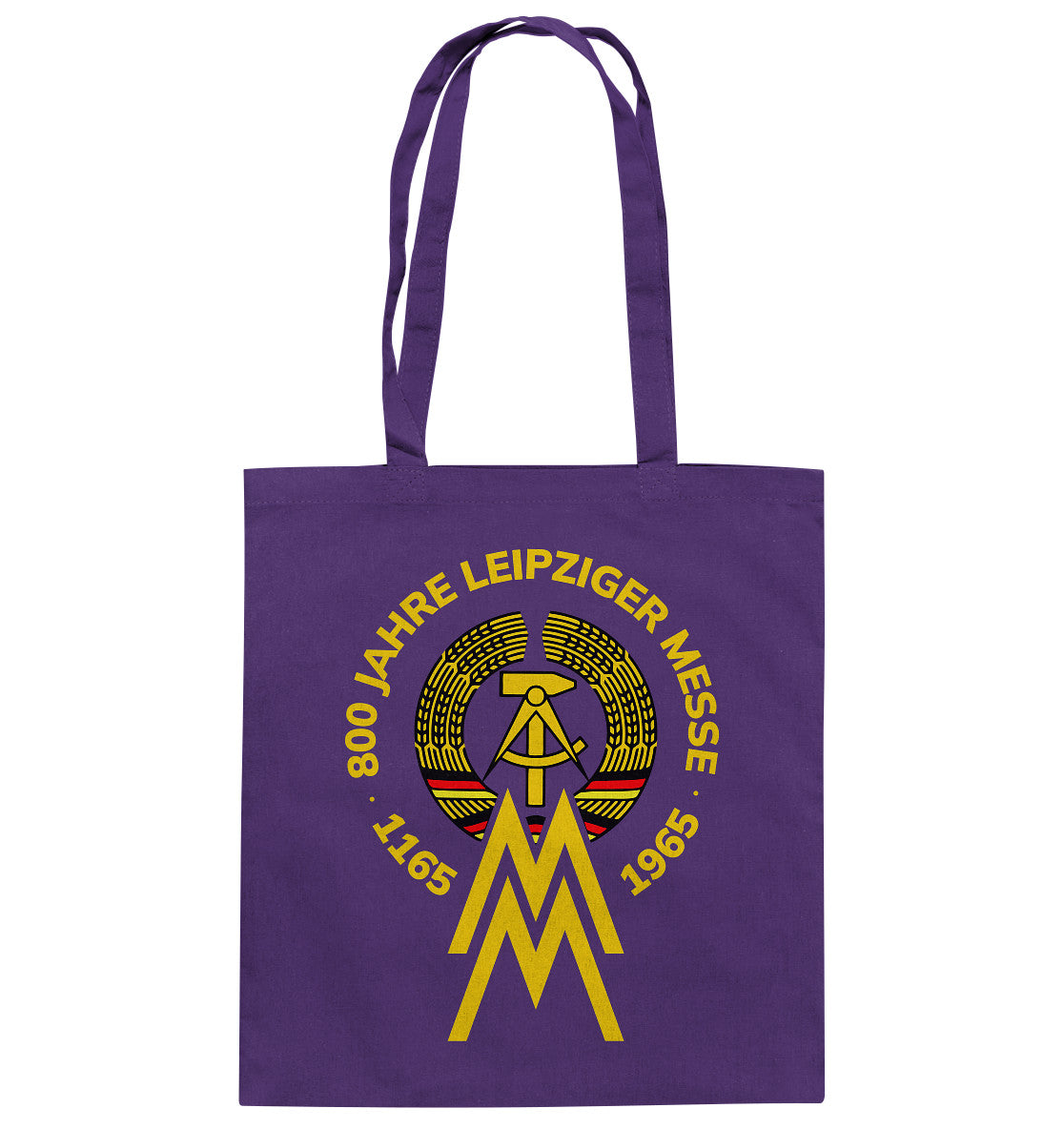 DDR Ostalgie Baumwolltasche • 800 JAHRE LEIPZIGER MESSE