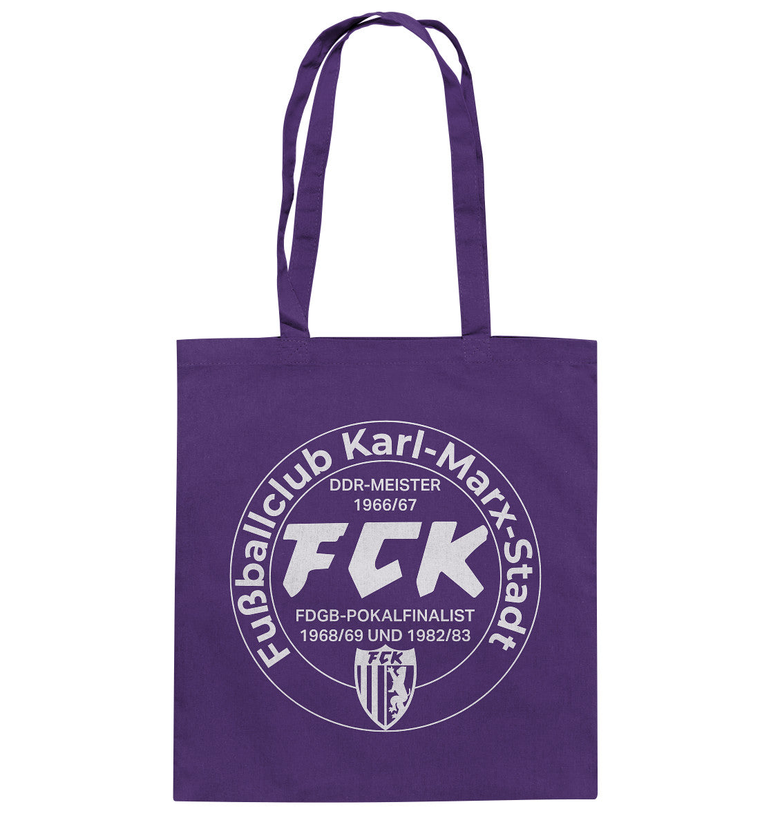 DDR Ostalgie Baumwolltasche • FCK FUSSBALLCLUB KARL-MARX-STADT